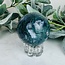 Moss Agate Sphere Orb - 65-70mm