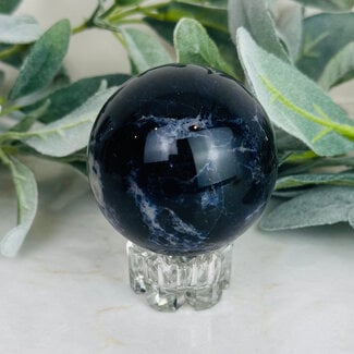 Sodalite Spheres Orbs Globe - 70-75mm