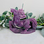 Lepidolite (Purple Mica) Horse Pony Carving Figurine Specimen Large (Matte) - 6"x5"