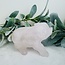 Rose Quartz Pig Piglet - Specimen Carving Figurine Large 4.5"