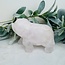 Rose Quartz Pig Piglet - Specimen Carving Figurine Large 4.5"