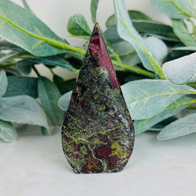 Dragons Blood Jasper Flame Point - Medium 4"