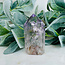 Amethyst Smoky (Smokey) & Clear Quartz with Petroleum Phantom Inclusion Point Tower Generator - 3" Specimen Rainbows