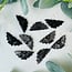Silversheen Silver Sheen Obsidian Bats - 2" Small Carving