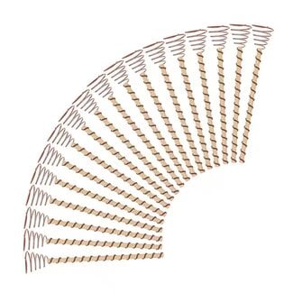 Electroculture Copper Rods Plant Stakes - 12" Wood Center Gardening Antennas Coil Ether Energy
