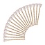 Electroculture Copper Rods Plant Stakes - 12" Wood Center Gardening Antennas Coil Ether Energy