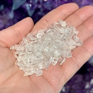 Clear Quartz Chips - 4oz Bag