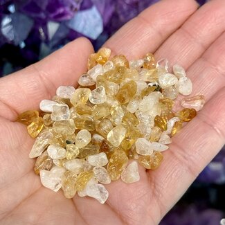 Citrine Tumbled Chips - 4oz Bag
