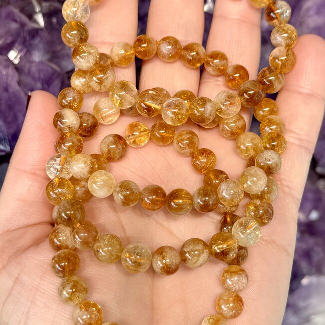 Citrine Bracelets - 8mm