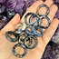 Sodalite Rings - Size 7 Plain Dome