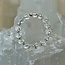 Rainbow Moonstone Rings - Adjustable Wire Wrapped Beaded Stretch Gemstone