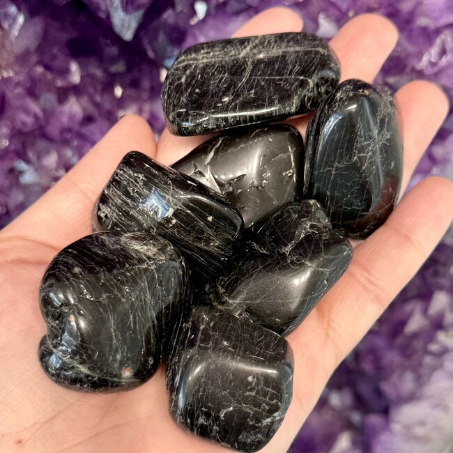 Black Tourmaline - Tumbled Extra Large XL