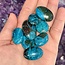 Peruvian Blue Opal Free Form Palm Stones (AAA Grade)