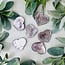 Lepidolite (Purple Mica) Hearts - Large 2+" High Flash