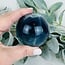 Blue Fluorite Sphere Orb Globe - 55-60mm