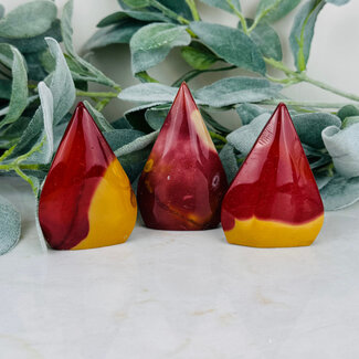Mookaite (Mookite Mooakite Mook) Jasper Flames - Medium 3-4"