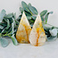 Golden Healer Quartz (Yellow Hematoid) Flame Point - Large (4-5")