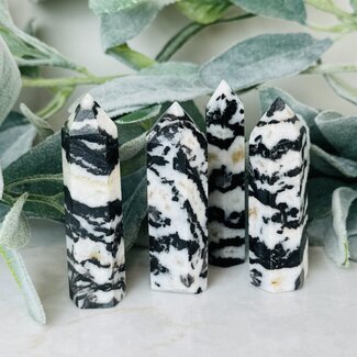 Zebra Agate Towers Point Generator - Small (2-3")