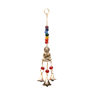 Buddha Chakra Bells - 10" Hanging Wall Window Home Decor