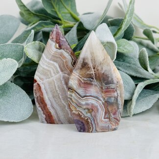 Amethyst & Crazy Lace Agate Flames - Medium (3-4")