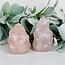 Rose Quartz Flame Point Polished - 3-4" Medium Twist