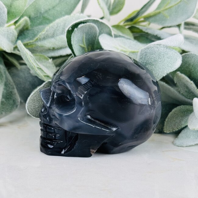Volcano Agate Skulls - Large (3.5"x3")