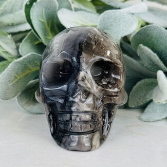 Volcano Agate Skulls - Large #2 (3.5"x3")