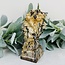Picture Jasper Lion - 6" Carving Statue Pedestal Mount Home Decor