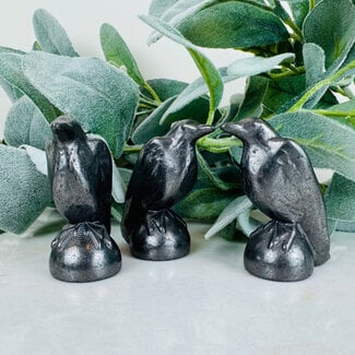 Shungite Ravens Crows - 2.5" Medium Animal Carvings