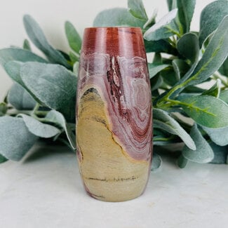 Picture Jasper Vase Cup - 5" Medium Simple Petite