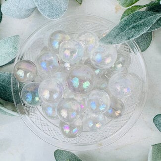 Aura White Angel Quartz Sphere Orb (20-30mm)