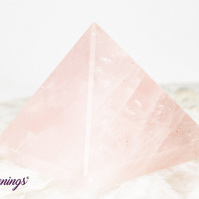 Rose Quartz Pyramid - Medium (1.5")