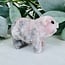 Pink Opal Pigs - 2.5" Small Piggy Piglet Animal Carving