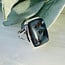 Pietersite Rings - Size 6 Rectangle Bezel Set - Split Band Sterling Silver Tempest Stone