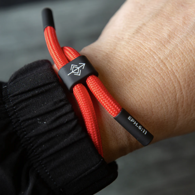 Stand Your Ground Christian Cord Bracelet - The Prayer I Share