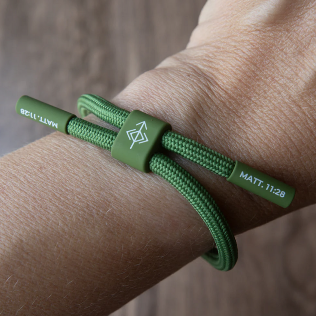 Rest and Reset Christian Cord Bracelet - The Prayer I Share