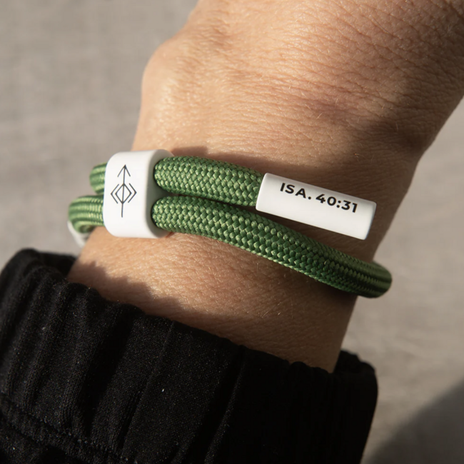 Rise Above Christian Cord Bracelet - The Prayer I Share