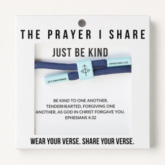 Just Be Kind Christian Cord Bracelet - The Prayer I Share