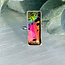 Multi Colored Wing Rings - Adjustable Rectangle Bezel Set - Sterling Silver