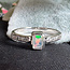 Ethiopian Opal & Moissanite Rings - Size 7 Rectangle Faceted Channel Set in Band - Bezel Set Sterling Silver