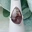 Super Seven 7 Rings - Size 5 "Teardrop Pear'  Bezel Set - Sterling Silver