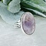Super Seven 7 Rings - Size 5 Oval  Bezel Set - Triple Band Sterling Silver
