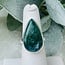 Quantum Quattro Rings - Size 7 Teardrop Pear Bezel Set - Sterling Silver