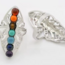 Chakra Rings - Adjustable Vintage Boho Silver Plated Beaded Antique