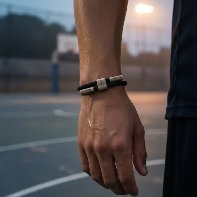 Outlast the Obstacle Christian Cord Bracelet - The Prayer I Share