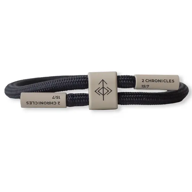 Don't Give Up Christian Cord Bracelet - The Prayer I Share