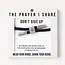 Don't Give Up Christian Cord Bracelet - The Prayer I Share