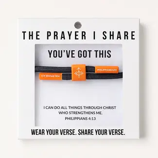 You've Got This Christian Cord Bracelet - The Prayer I Share