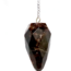 Red Garnet Pendulums - Faceted Cone Teardrop 8" Silver Chain Clear Quartz Ball - Dowsing Divination