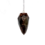 Red Garnet Pendulums - Faceted Cone Teardrop 8" Silver Chain Clear Quartz Ball - Dowsing Divination